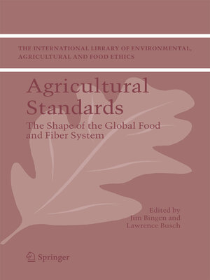 cover image of Agricultural Standards